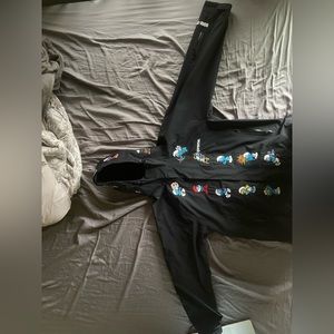 Supreme Smurf rain jacket